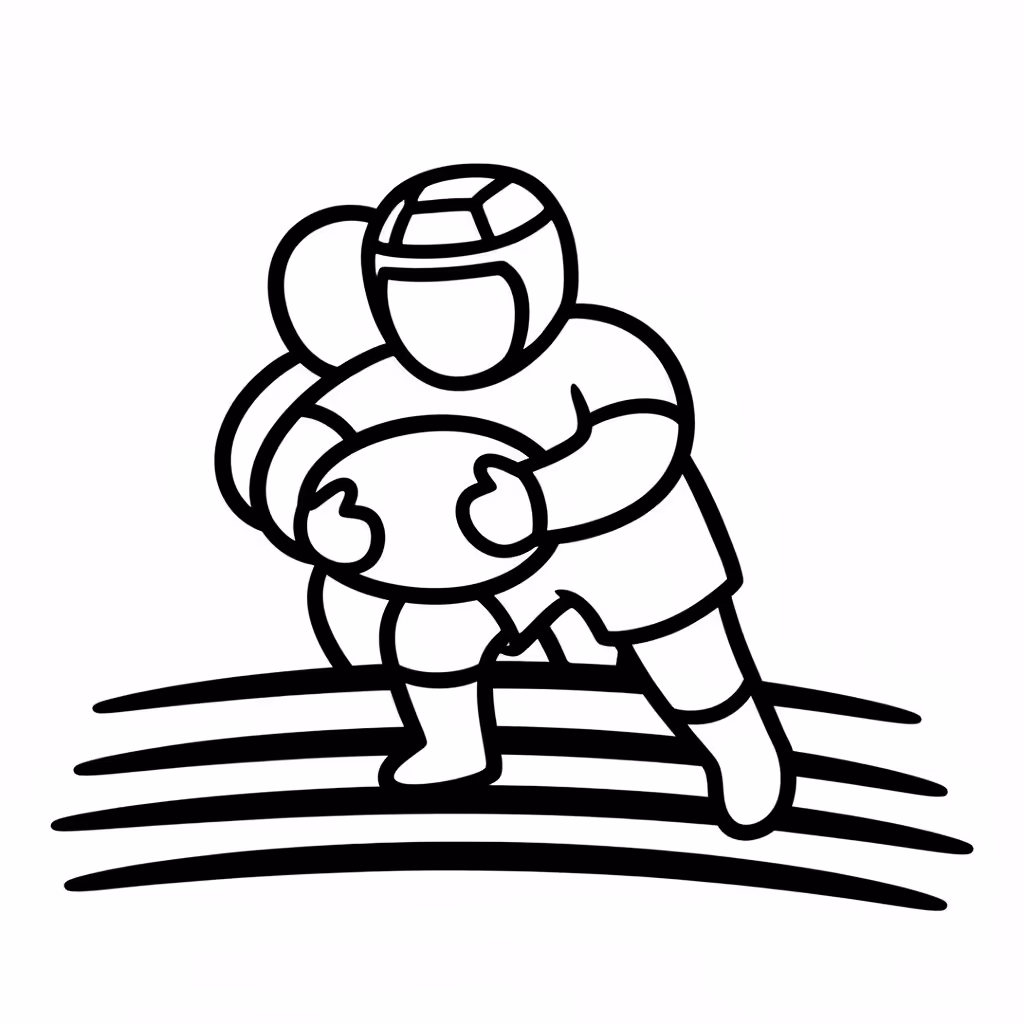 coloriage pour enfant à télécharger, niveau facile.