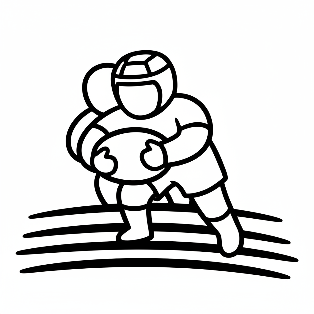 coloriage pour enfant à télécharger, niveau facile.