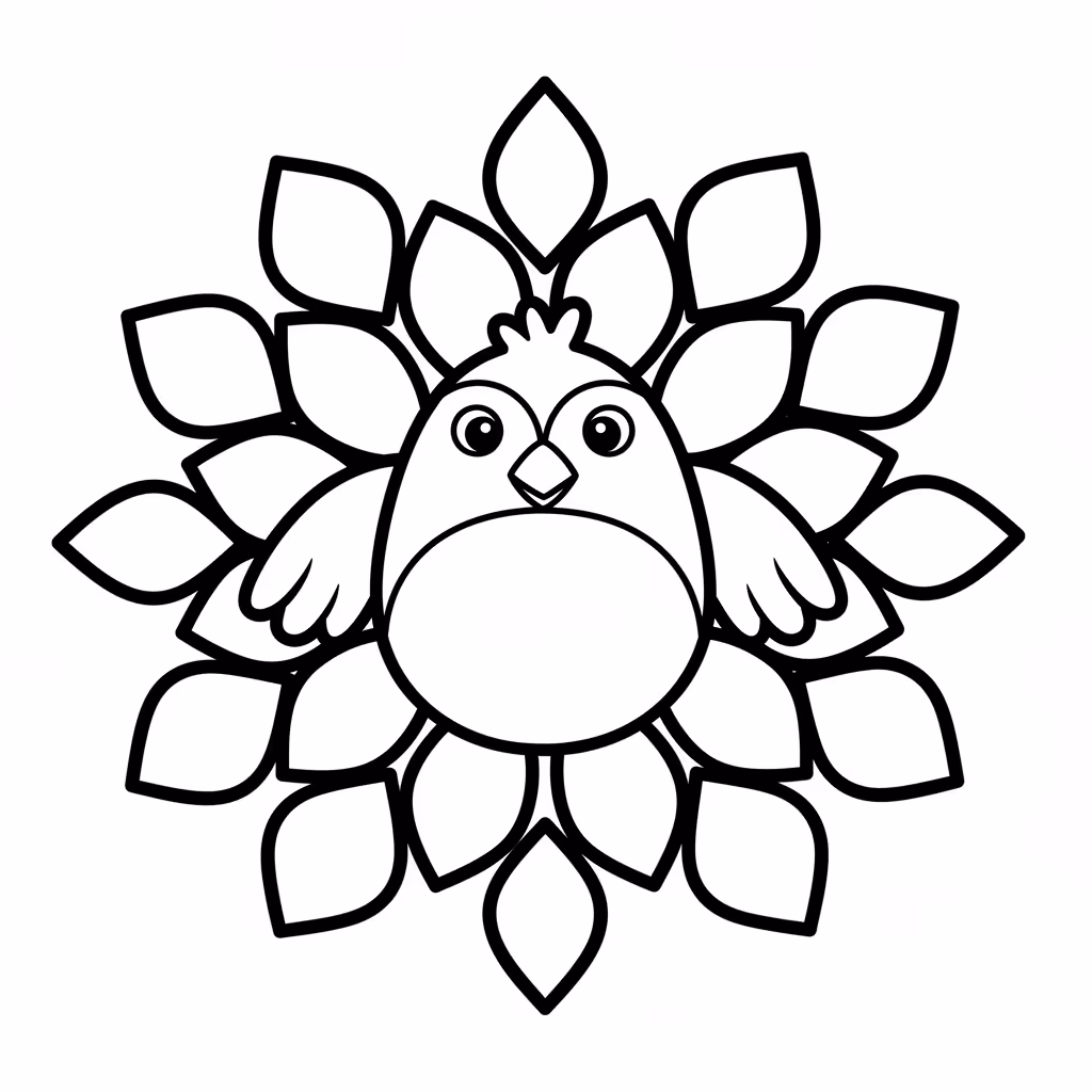 coloriage pour enfant à télécharger, niveau facile.