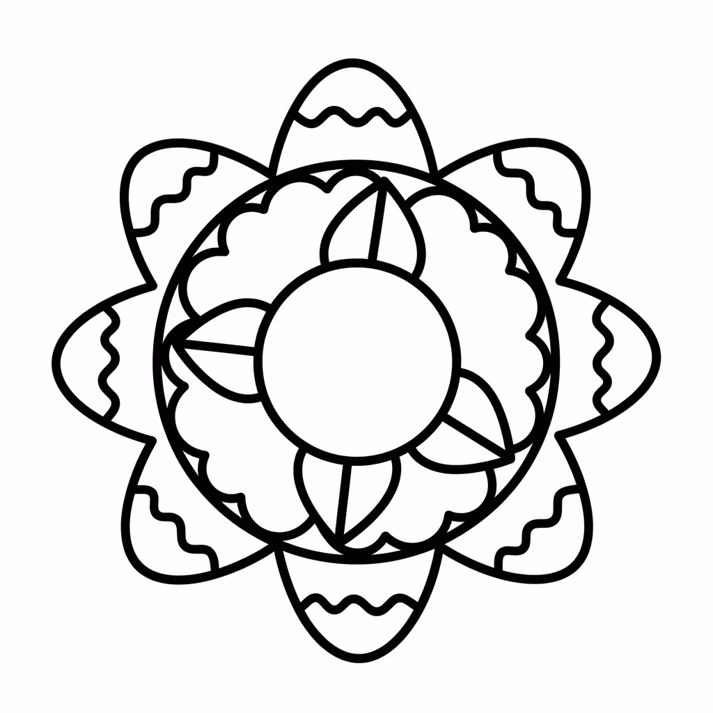 coloriage pour enfant à télécharger, niveau facile.