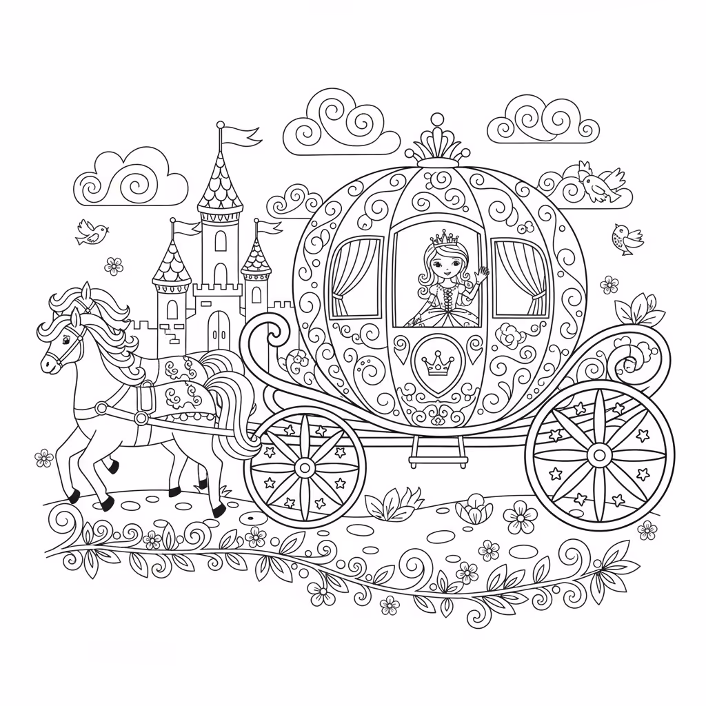 coloriage pour enfant à télécharger, niveau intermédiaire.