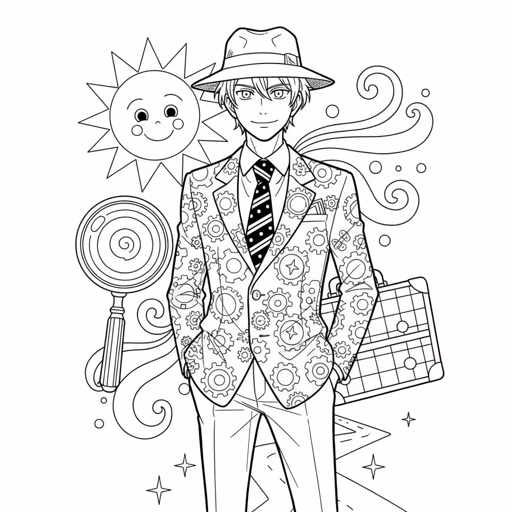 coloriage pour enfant à télécharger, niveau intermédiaire.