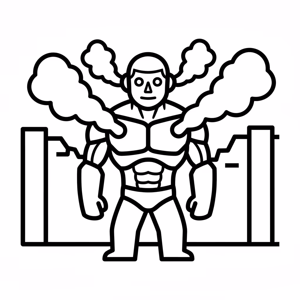 Picture of a printable coloring page showing African PrincessColossal Titan, level easy