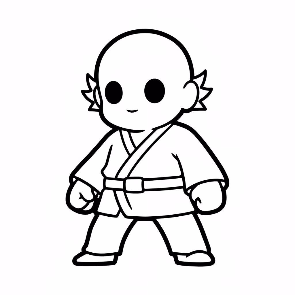 Picture of a printable coloring page showing African PrincessBang, level easy