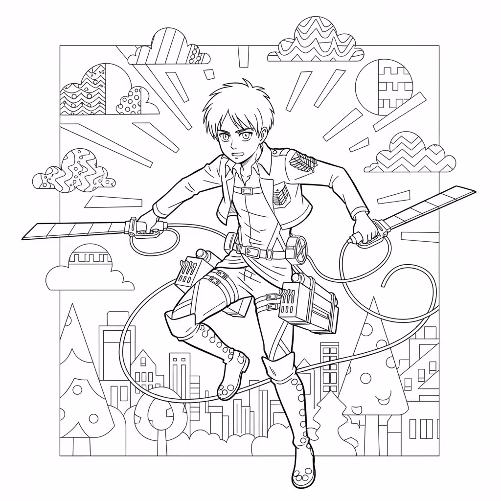 coloriage pour enfant à télécharger, niveau intermédiaire.