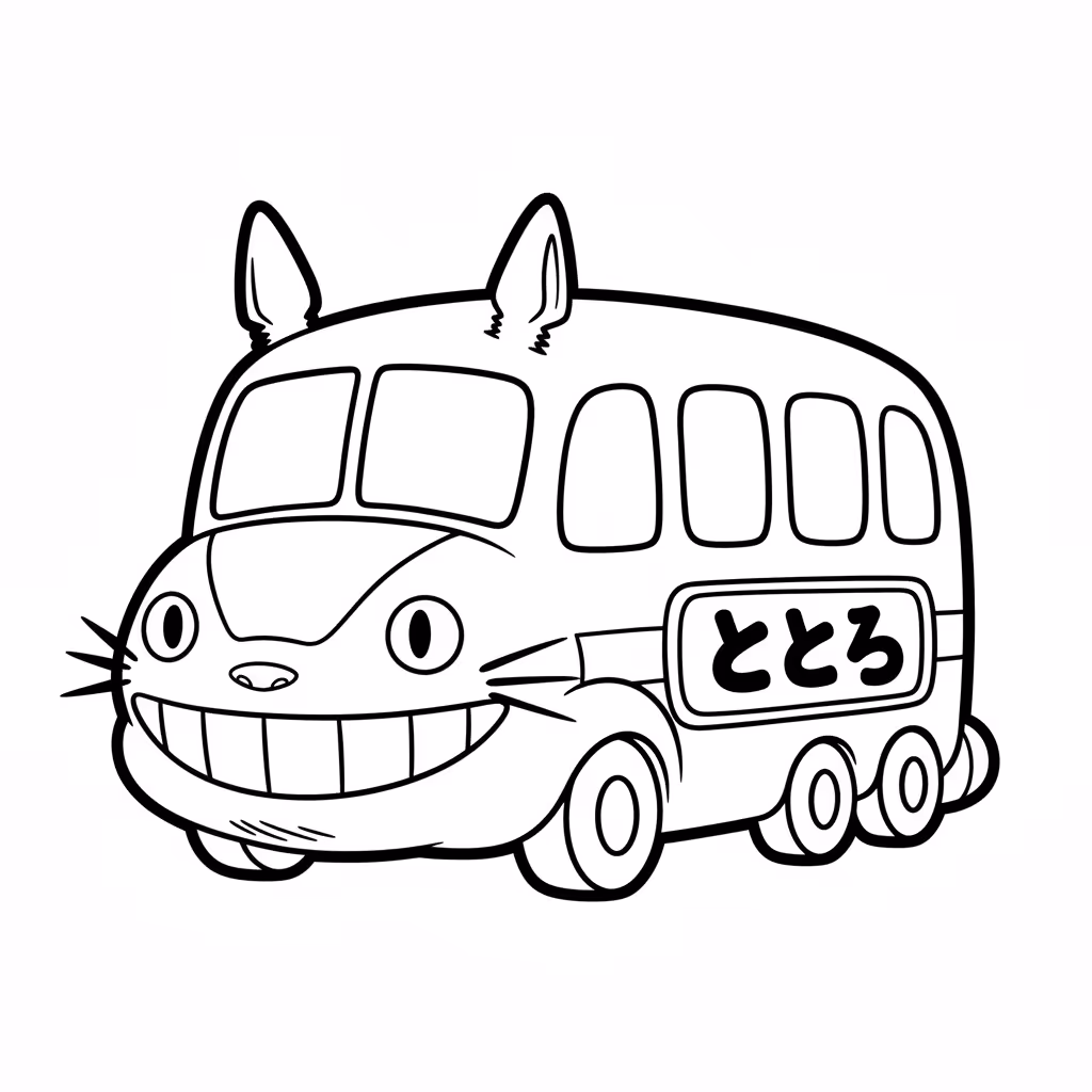Picture of a printable coloring page showing African PrincessCatbus, level easy