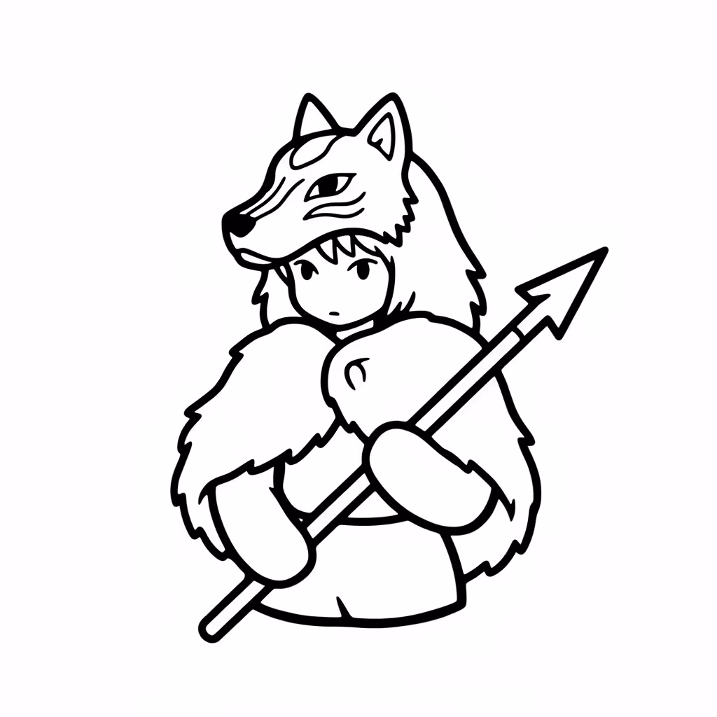 Picture of a printable coloring page showing Gardening, level easy
