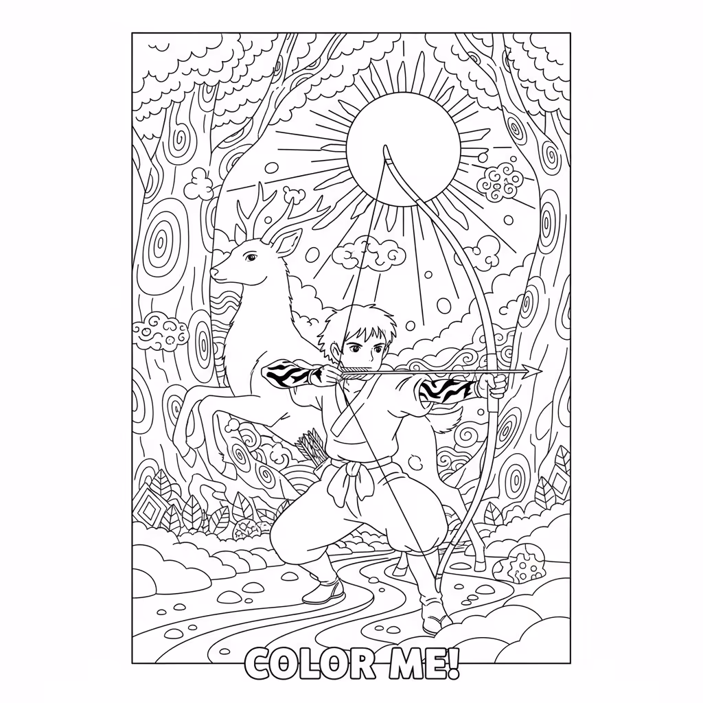 coloriage pour enfant à télécharger, niveau intermédiaire.