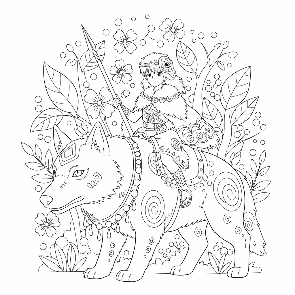 coloriage pour enfant à télécharger, niveau intermédiaire.