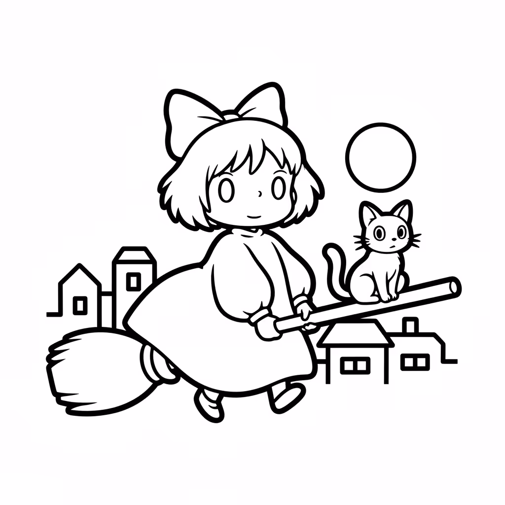 Picture of a printable coloring page showing Gardening, level easy