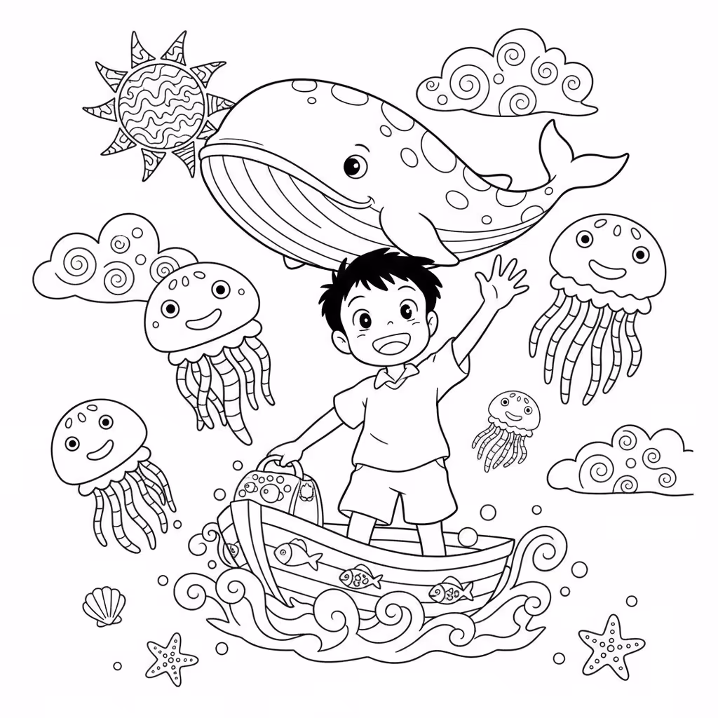 coloriage pour enfant à télécharger, niveau intermédiaire.