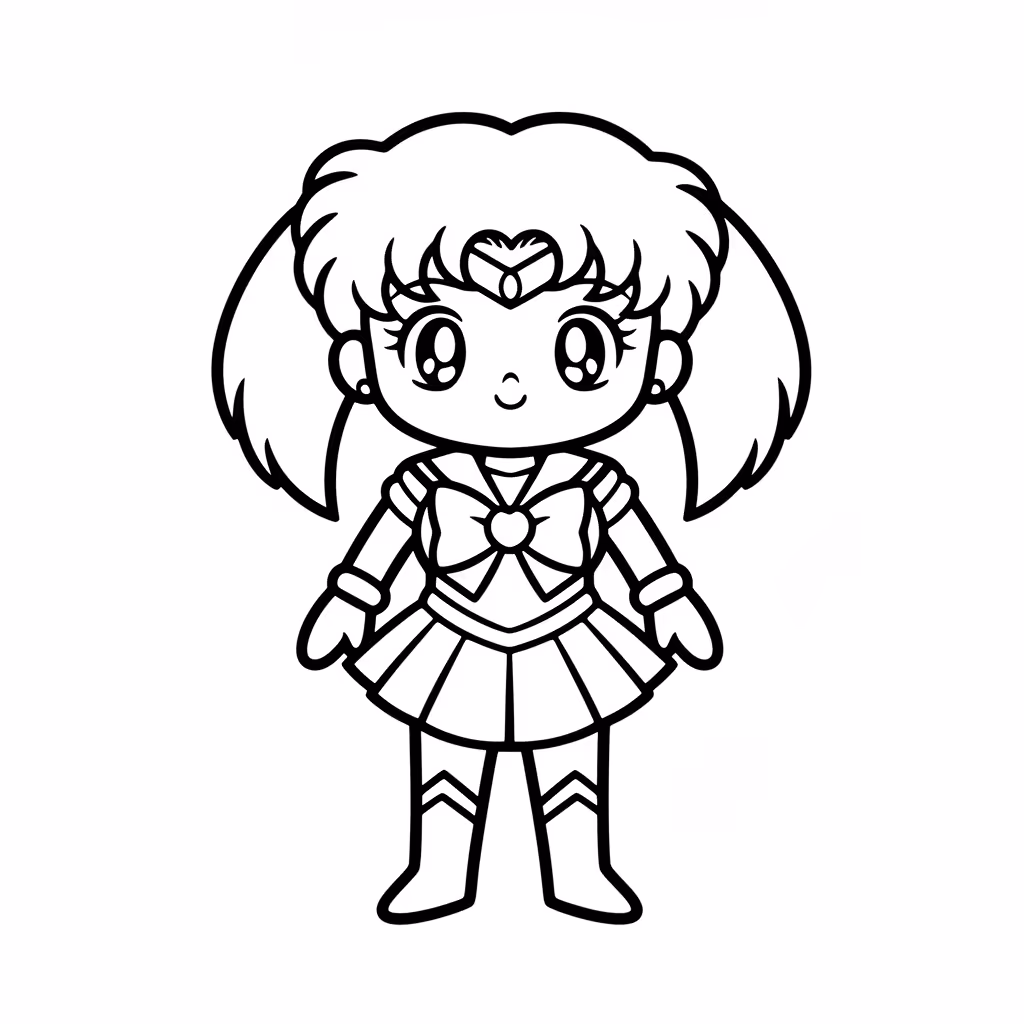 Picture of a printable coloring page showing Gardening, level easy
