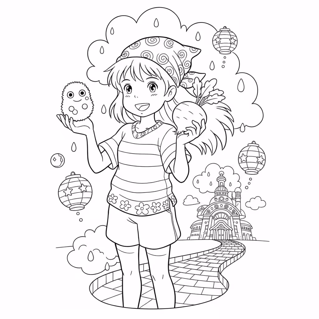 coloriage pour enfant à télécharger, niveau intermédiaire.