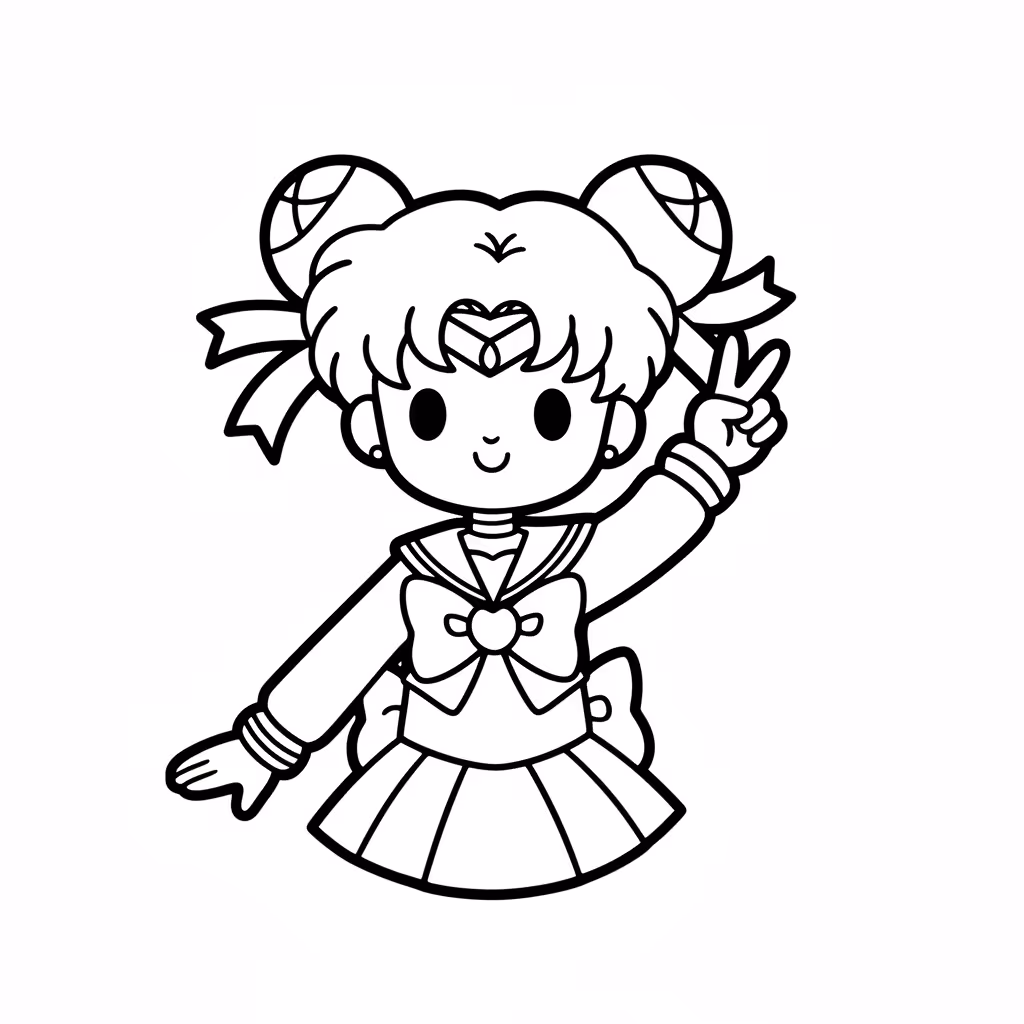 Picture of a printable coloring page showing Gardening, level easy