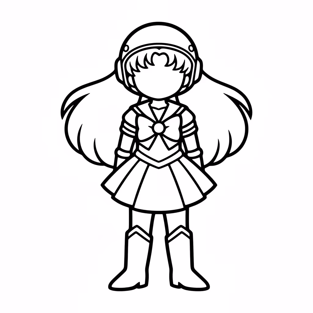 Picture of a printable coloring page showing Gardening, level easy