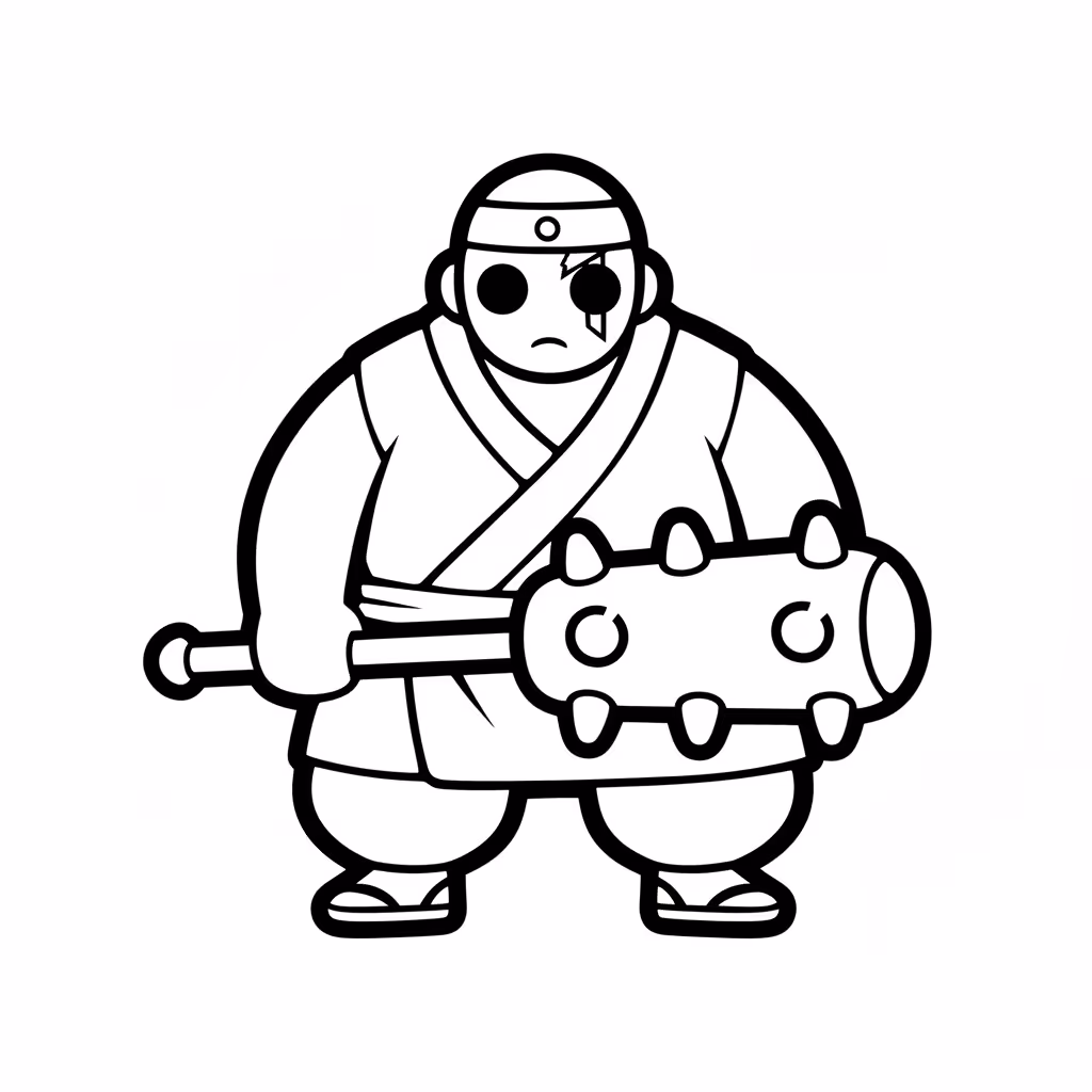 Picture of a printable coloring page showing Gardening, level easy