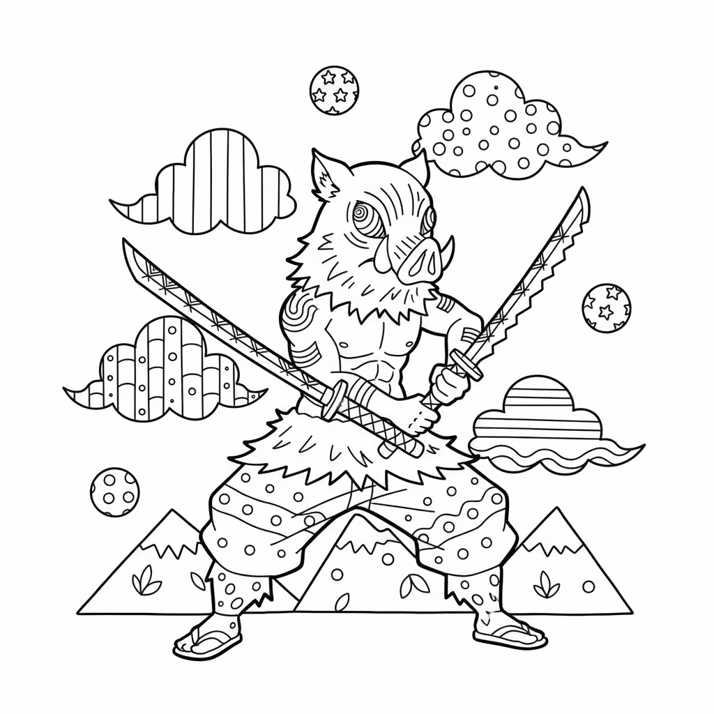 coloriage pour enfant à télécharger, niveau intermédiaire.