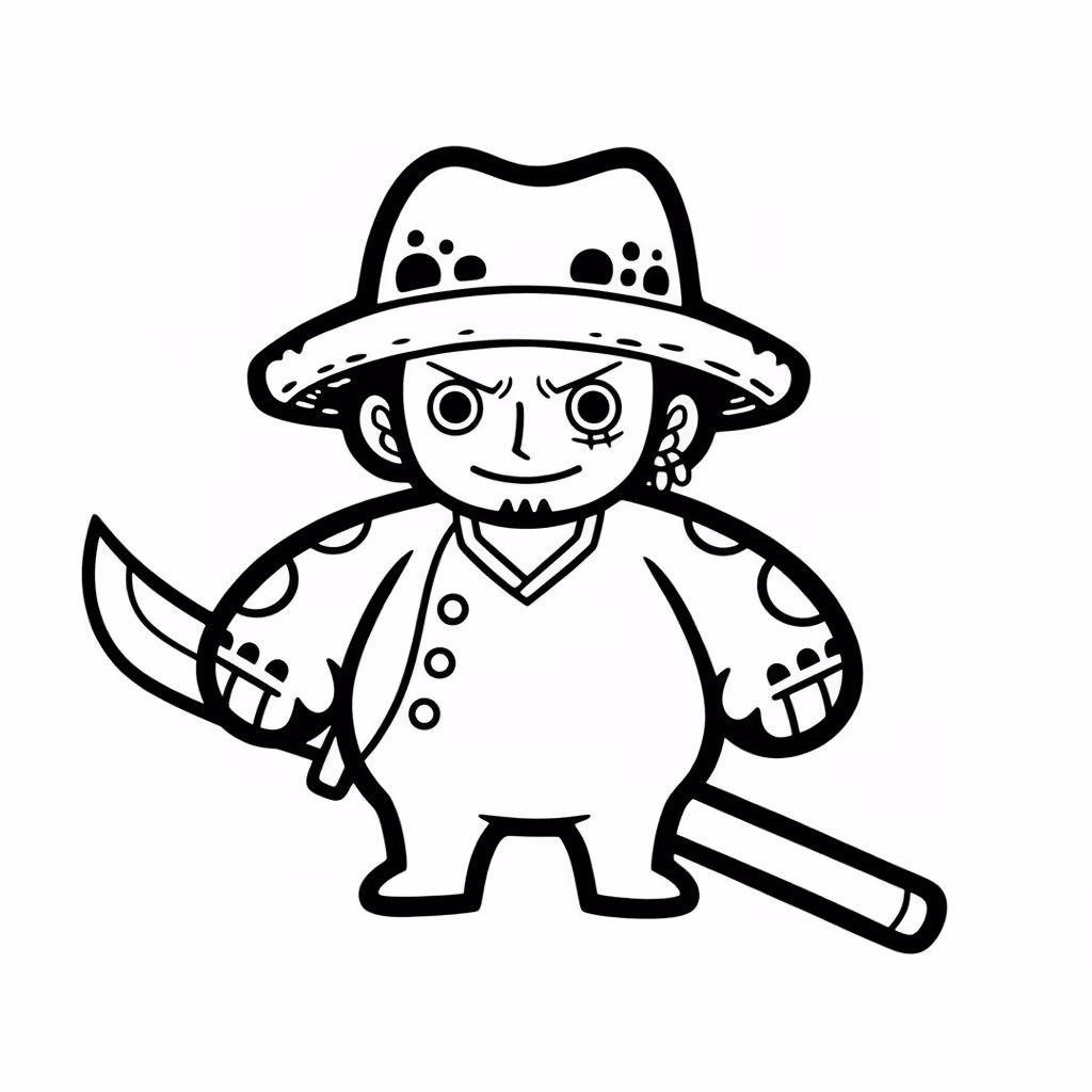 Picture of a printable coloring page showing Gardening, level easy