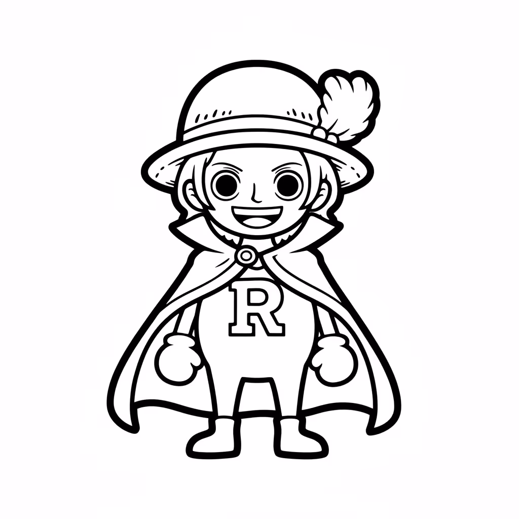 Picture of a printable coloring page showing Gardening, level easy