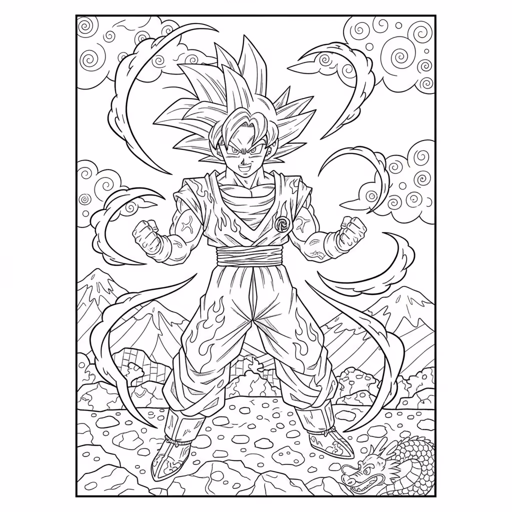 coloriage pour enfant à télécharger, niveau intermédiaire.