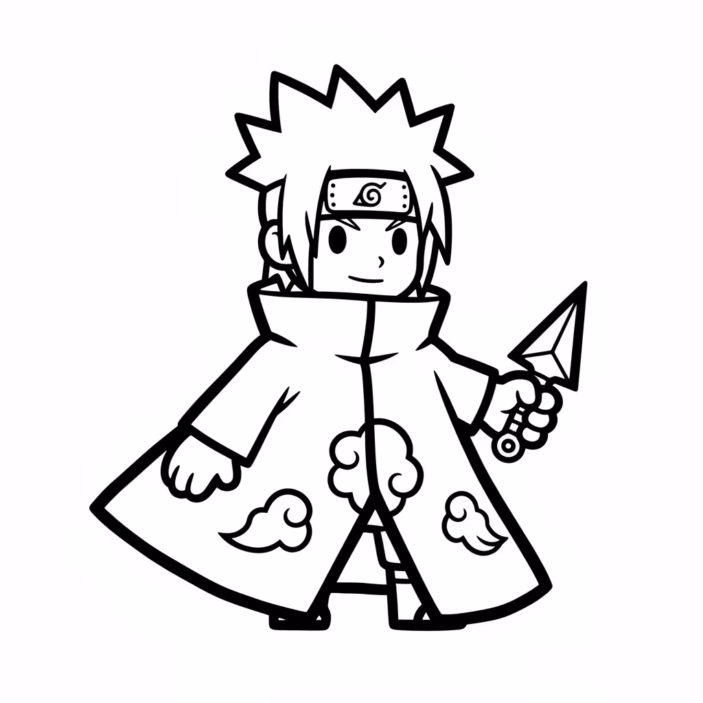 Picture of a printable coloring page showing Gardening, level easy
