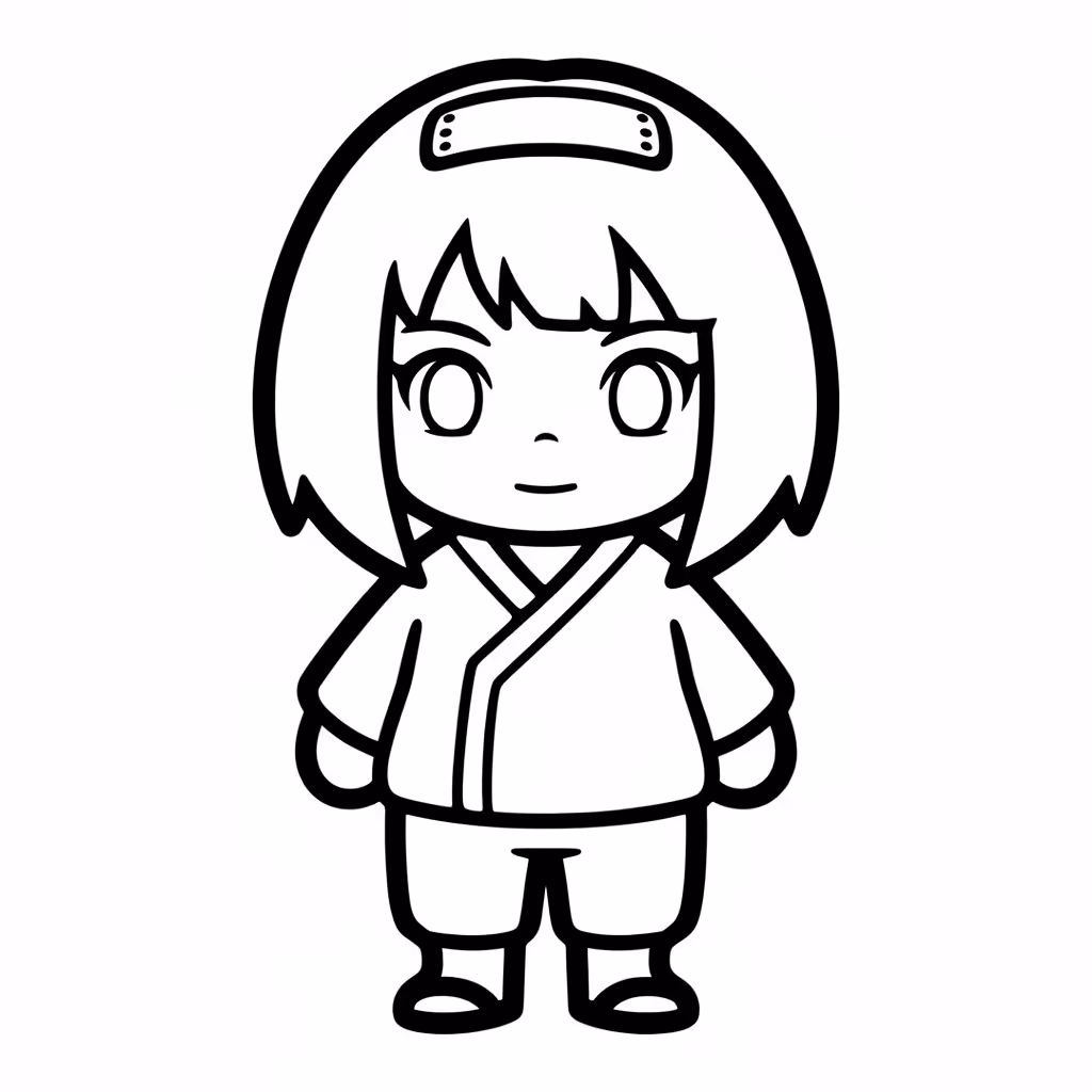 Picture of a printable coloring page showing Gardening, level easy