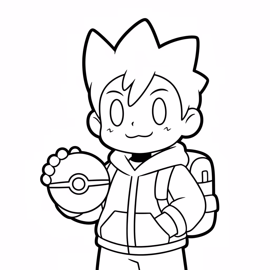 Picture of a printable coloring page showing Gardening, level easy