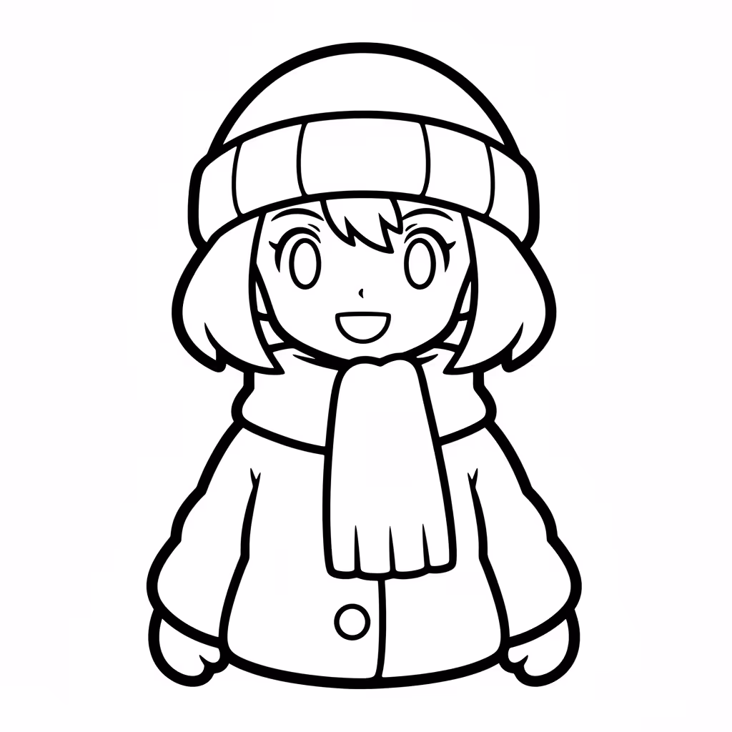 Picture of a printable coloring page showing African PrincessDawn, level easy