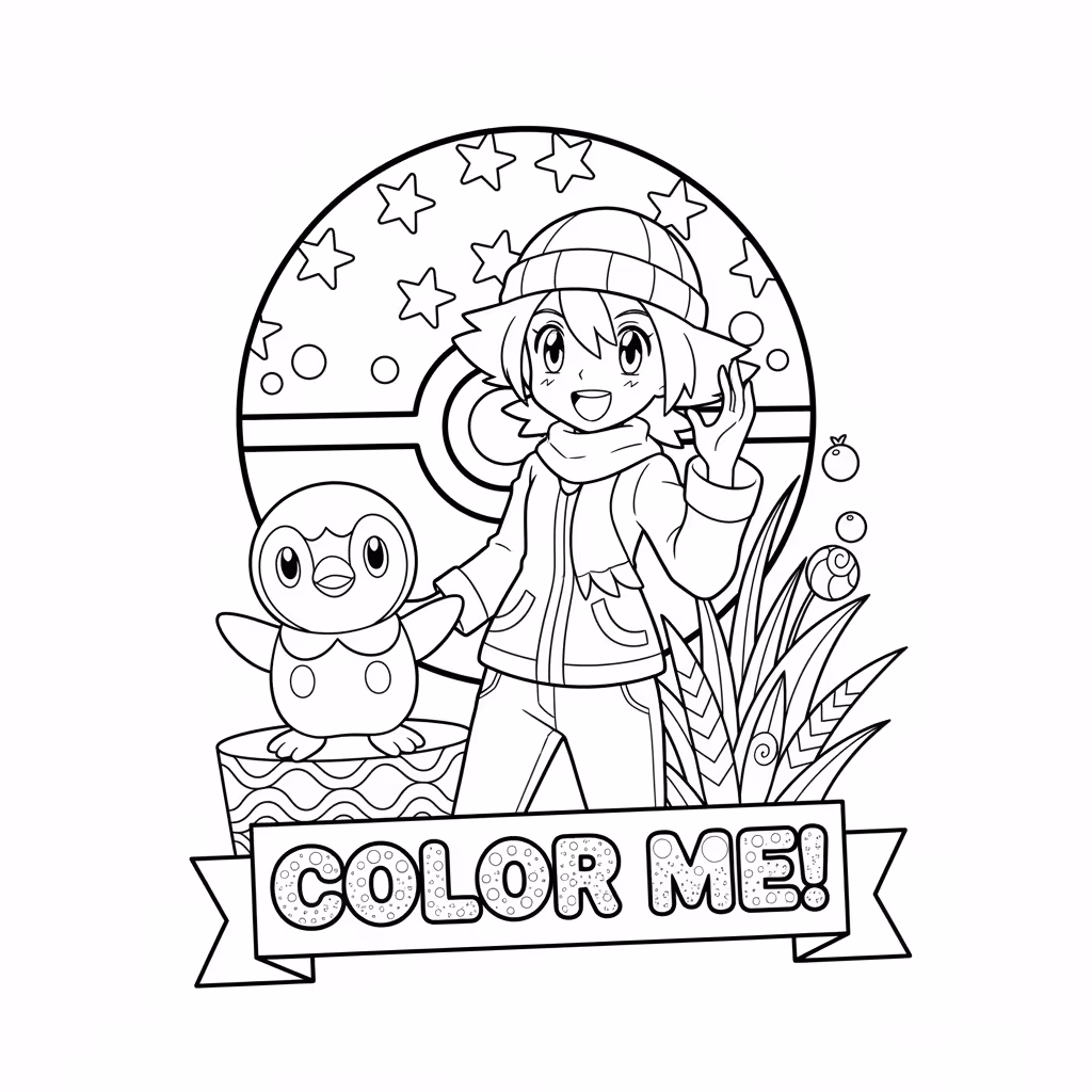 coloriage pour enfant à télécharger, niveau intermédiaire.