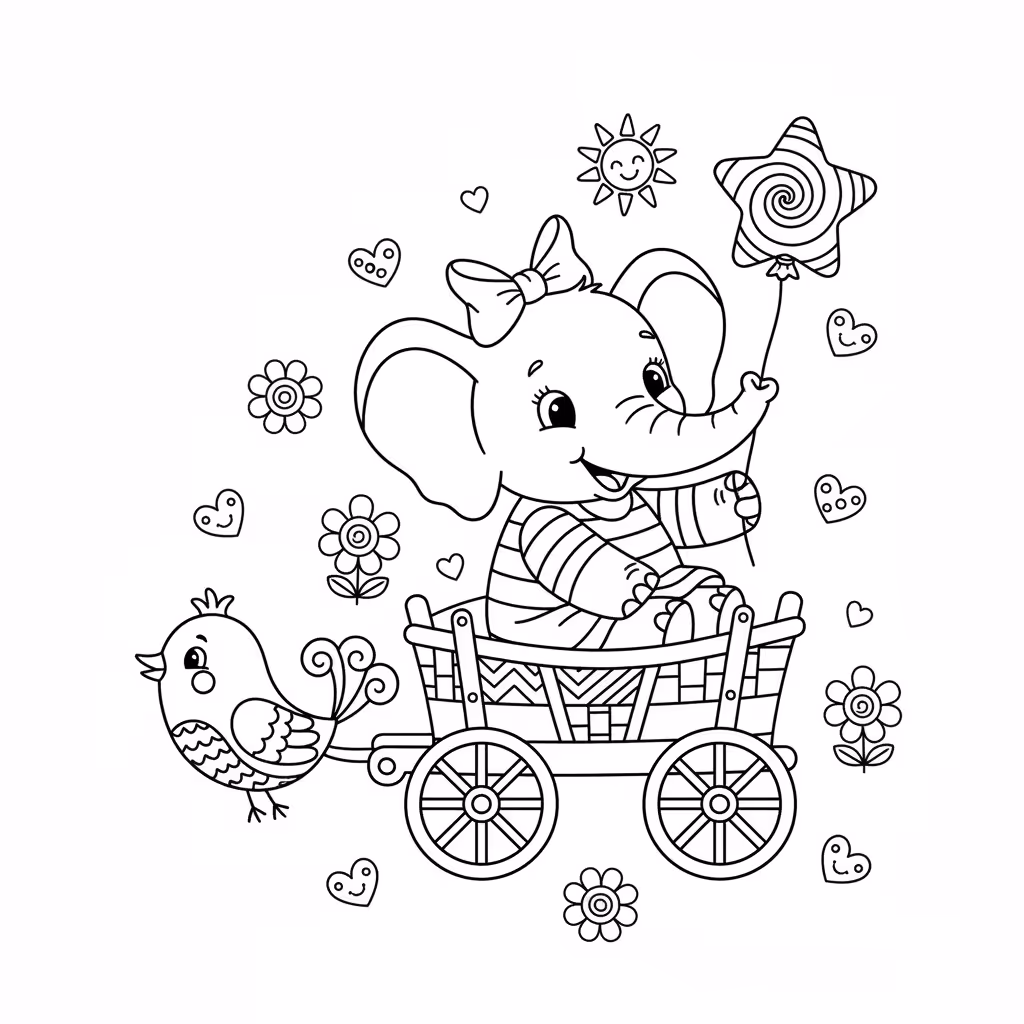 coloriage pour enfant à télécharger, niveau intermédiaire.
