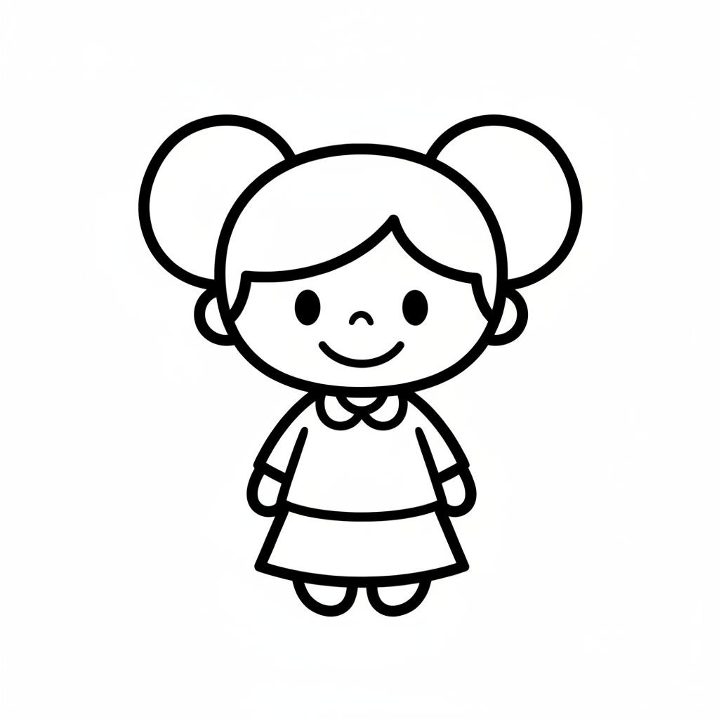 coloriage pour enfant à télécharger, niveau facile.