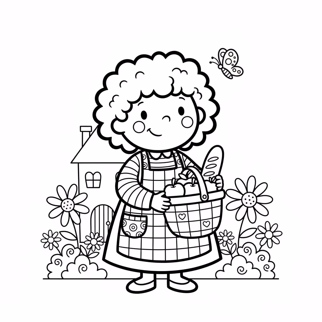 coloriage pour enfant à télécharger, niveau intermédiaire.