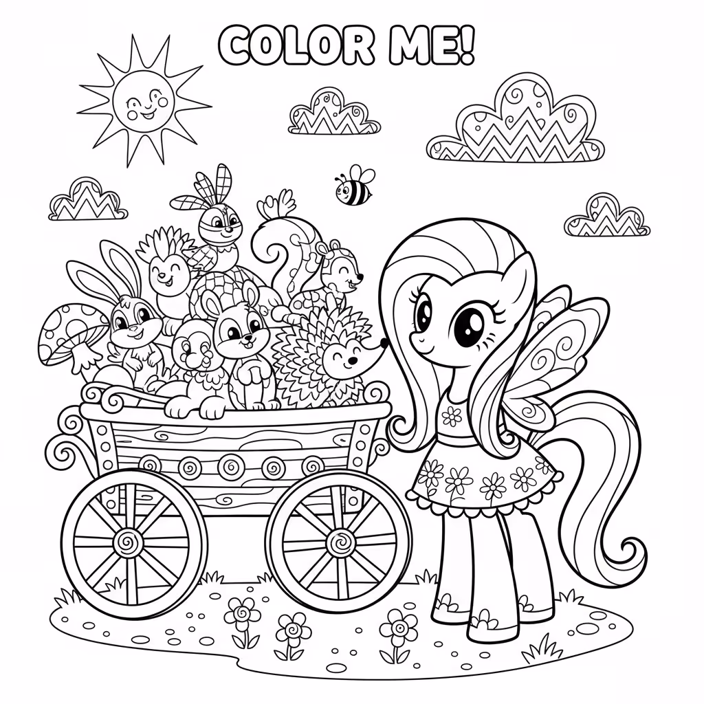coloriage pour enfant à télécharger, niveau intermédiaire.