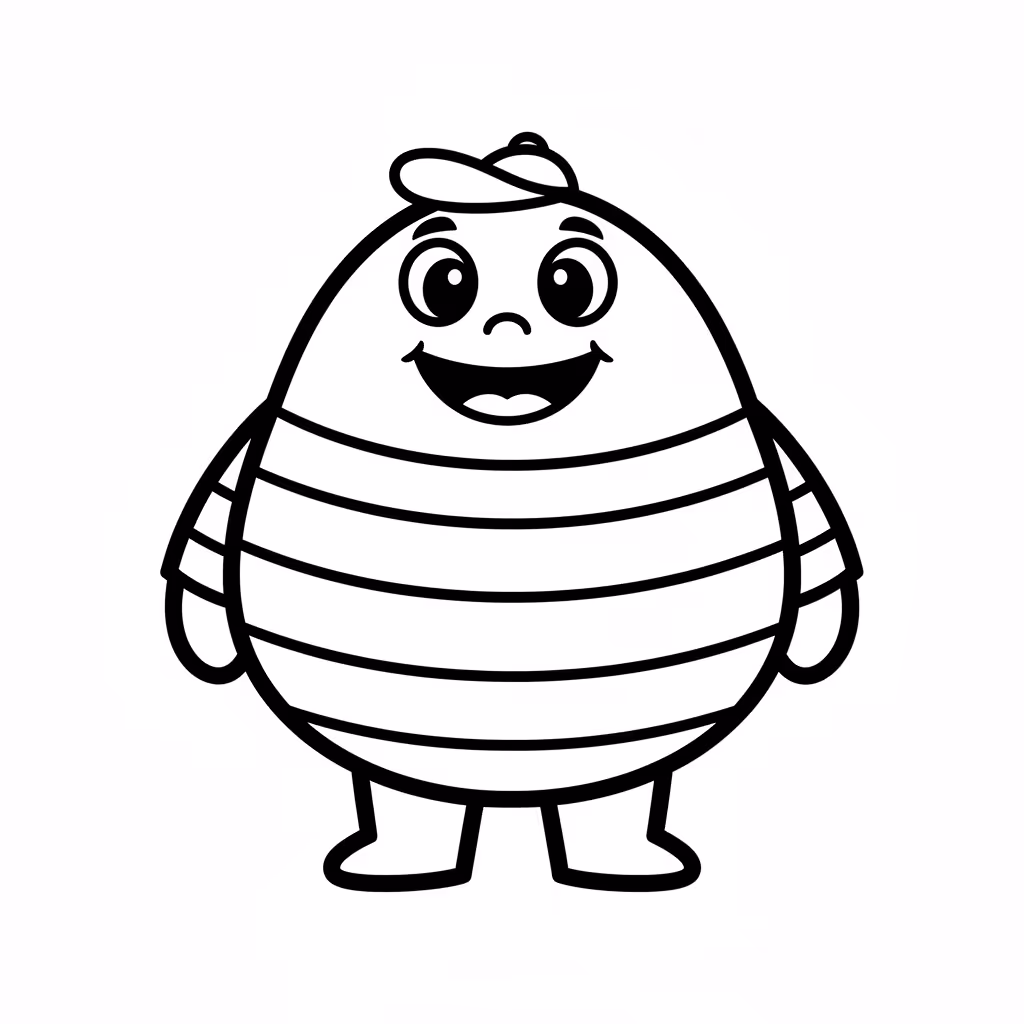 coloriage pour enfant à télécharger, niveau facile.