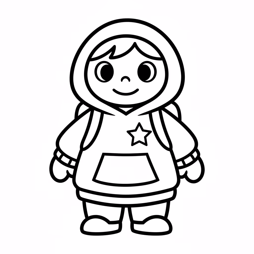 coloriage pour enfant à télécharger, niveau facile.
