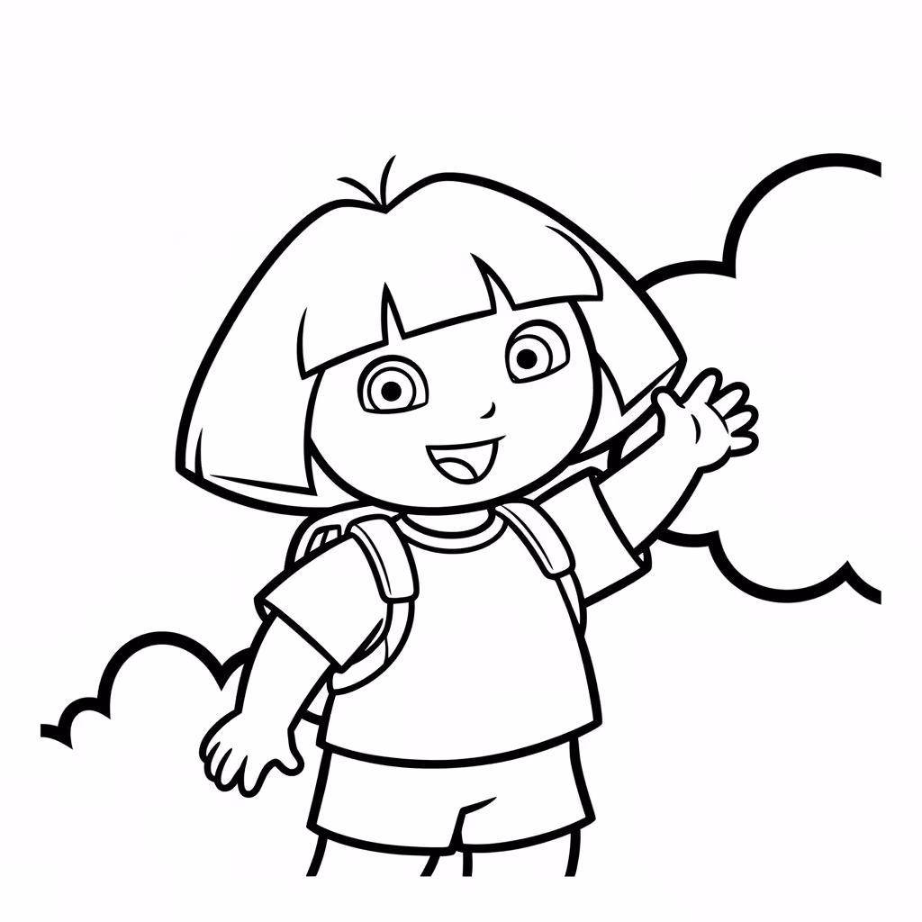 coloriage pour enfant à télécharger, niveau facile.
