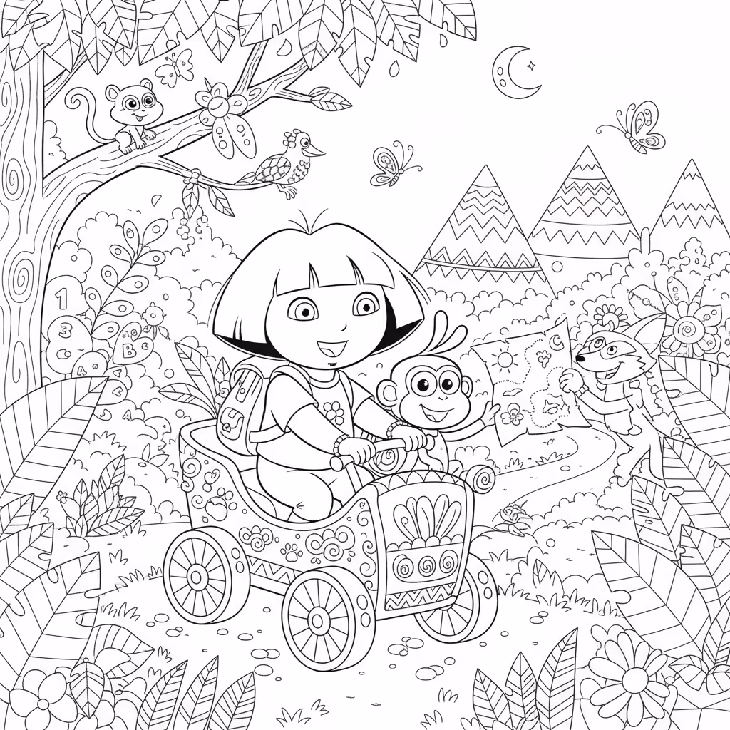coloriage pour enfant à télécharger, niveau facile.coloriage pour enfant à télécharger, niveau difficile.