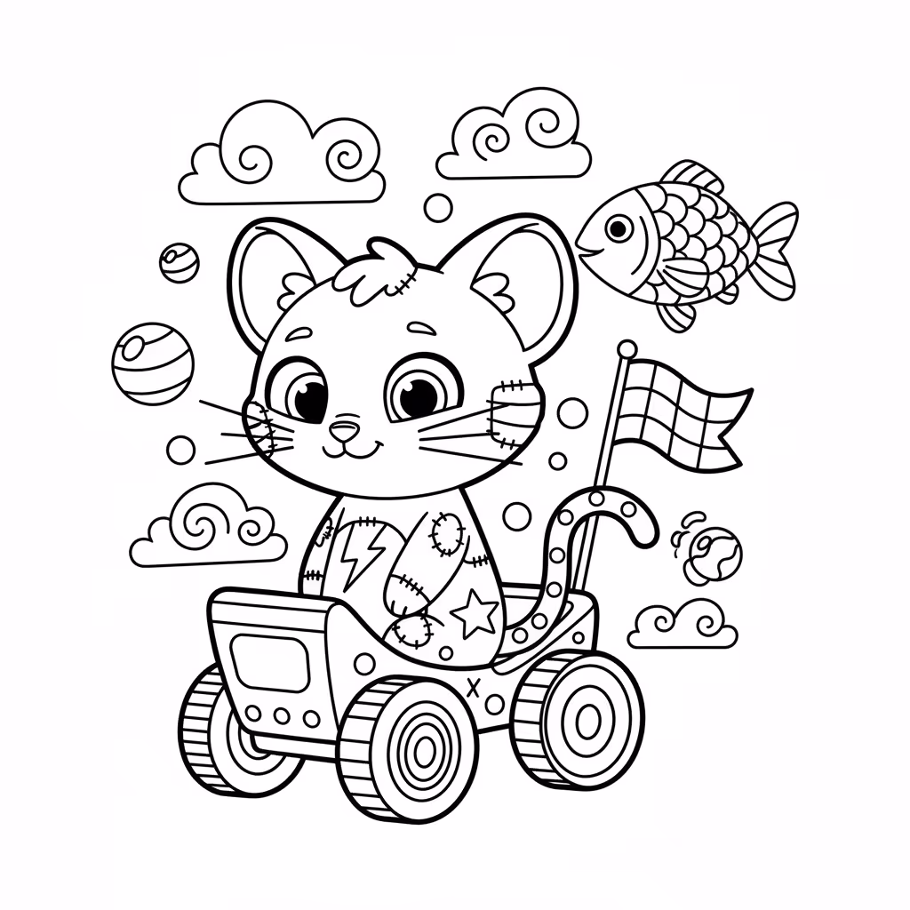 coloriage pour enfant à télécharger, niveau intermédiaire.