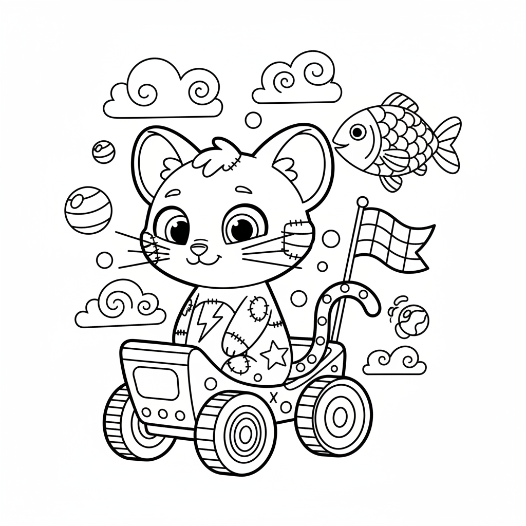 coloriage pour enfant à télécharger, niveau intermédiaire.