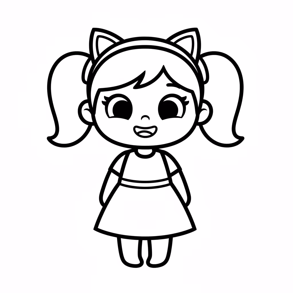 coloriage pour enfant à télécharger, niveau facile.