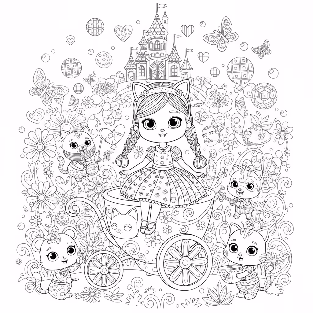 coloriage pour enfant à télécharger, niveau facile.coloriage pour enfant à télécharger, niveau difficile.