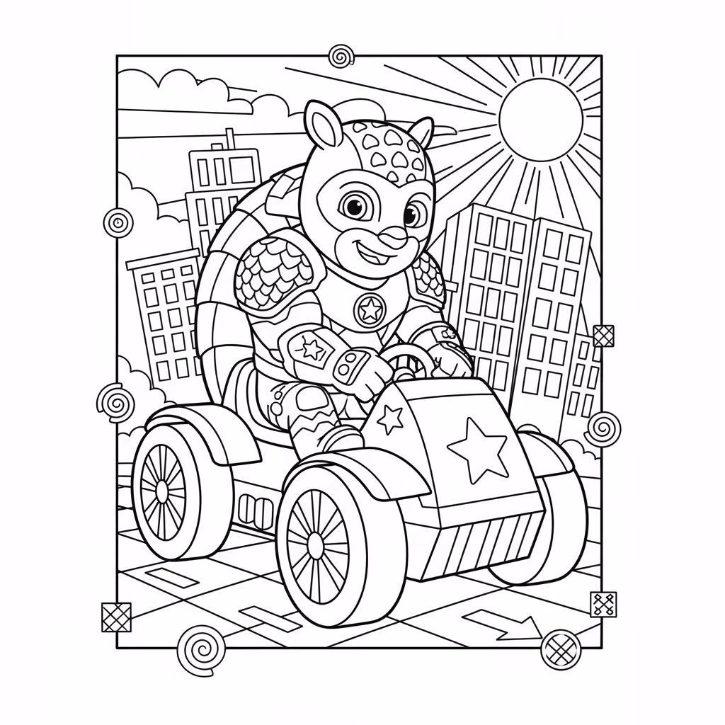 coloriage pour enfant à télécharger, niveau intermédiaire.