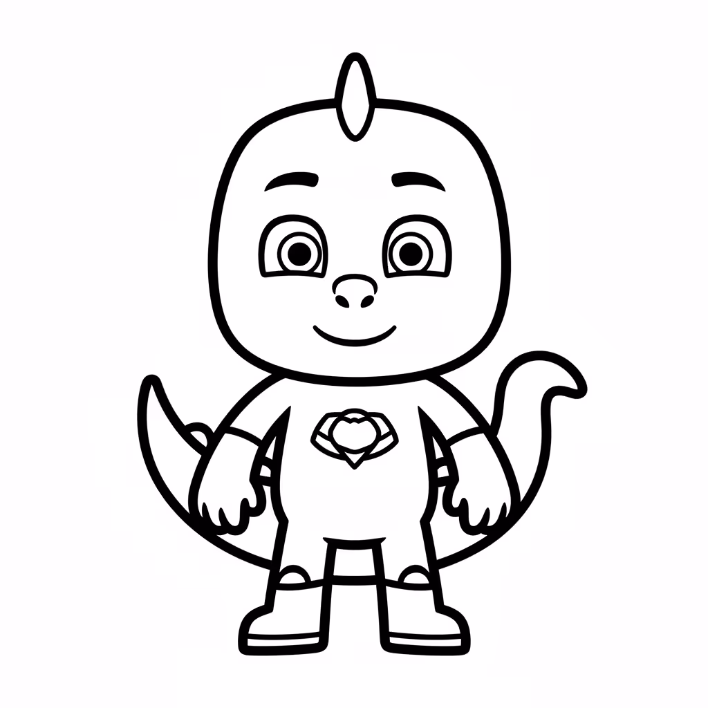 Picture of a printable coloring page showing Gardening, level easy