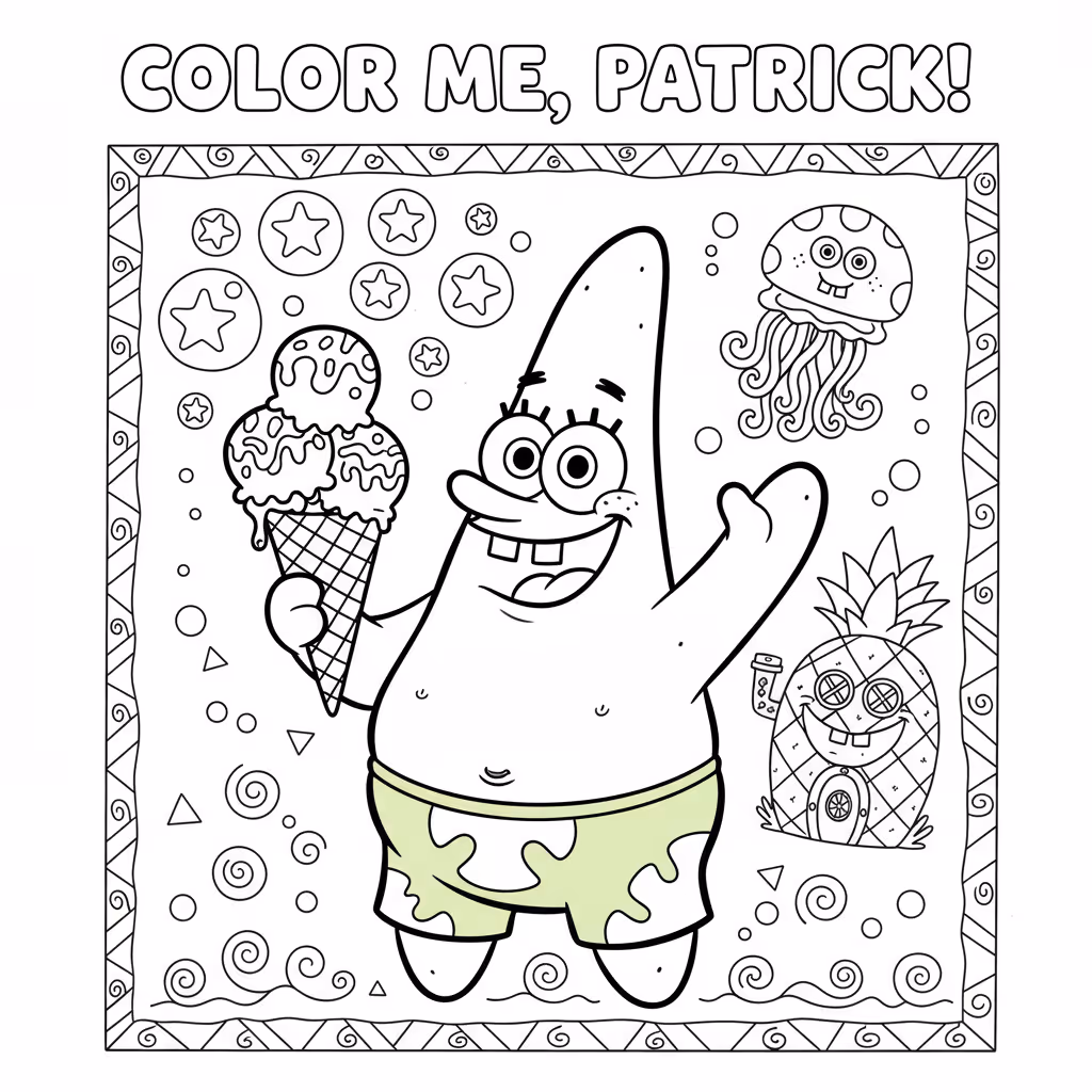 coloriage pour enfant à télécharger, niveau intermédiaire.