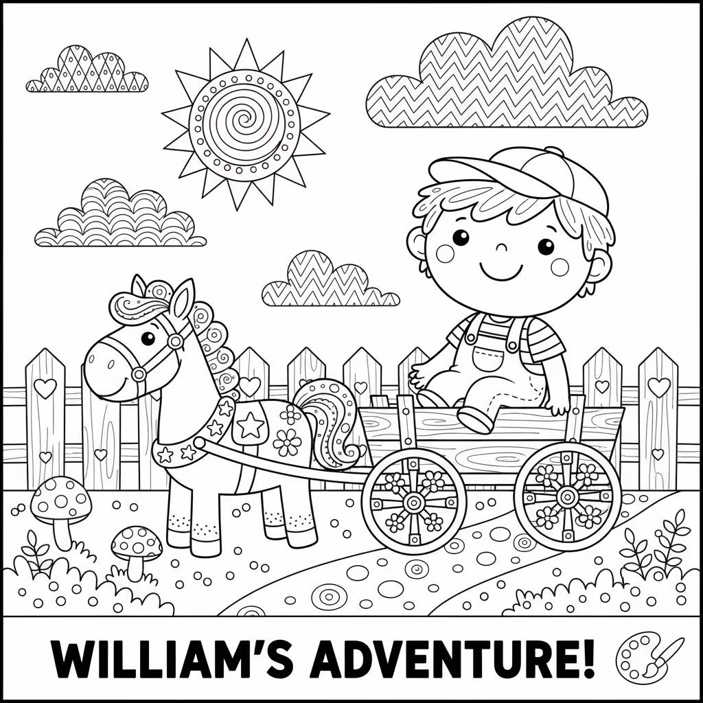 coloriage pour enfant à télécharger, niveau intermédiaire.