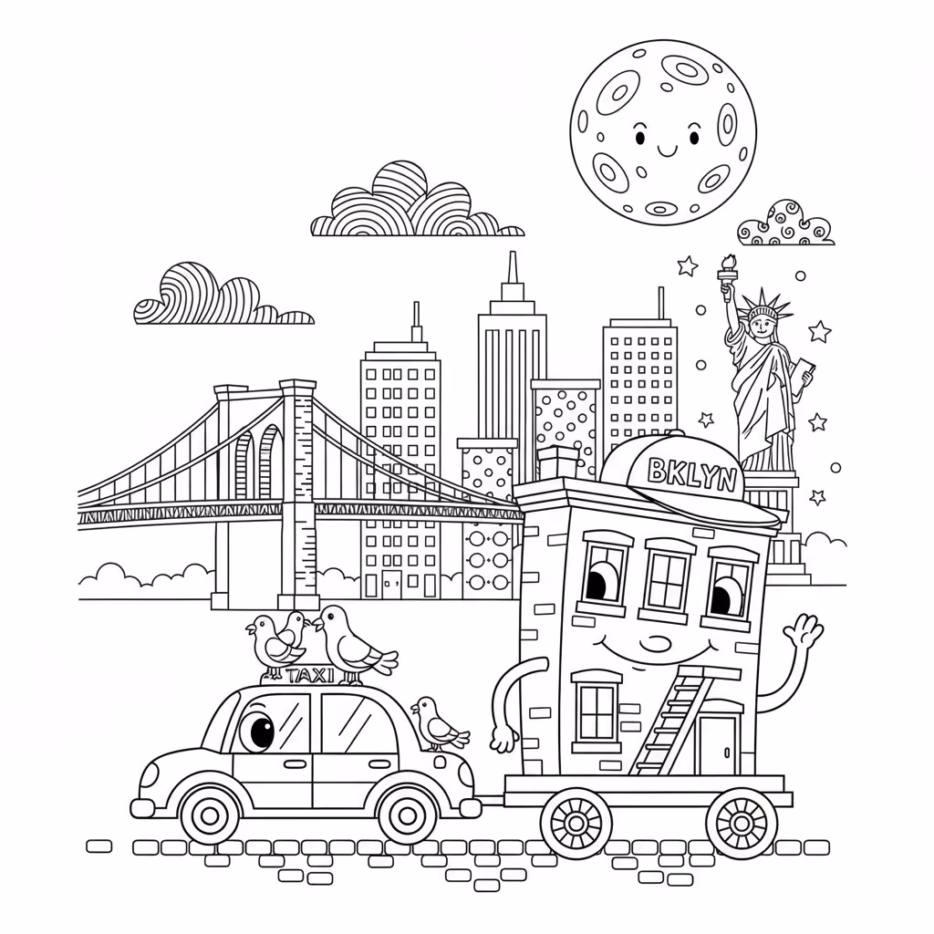 coloriage pour enfant à télécharger, niveau intermédiaire.