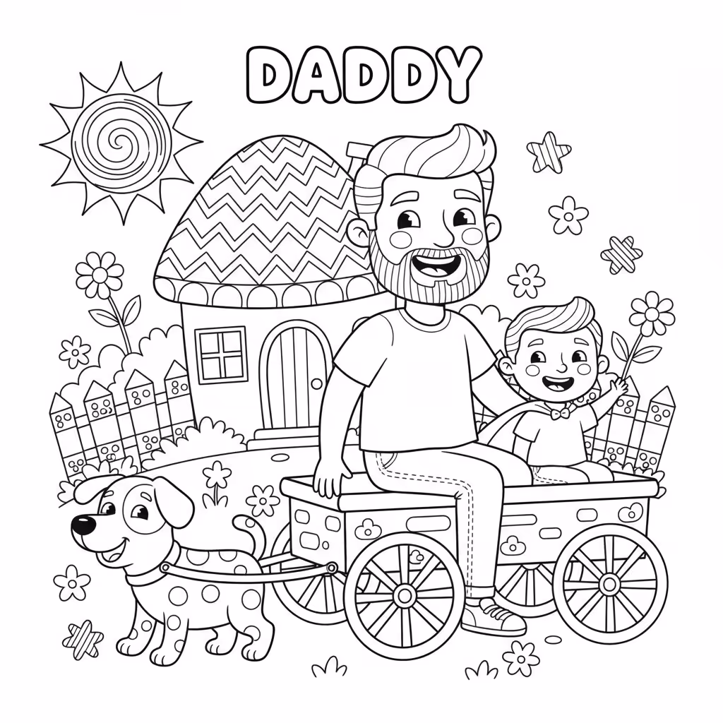 coloriage pour enfant à télécharger, niveau intermédiaire.
