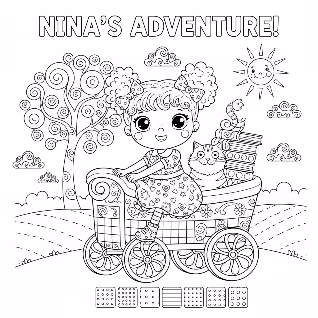 coloriage pour enfant à télécharger, niveau intermédiaire.
