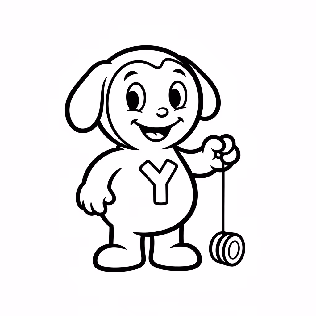 Picture of a printable coloring page showing Gardening, level easy