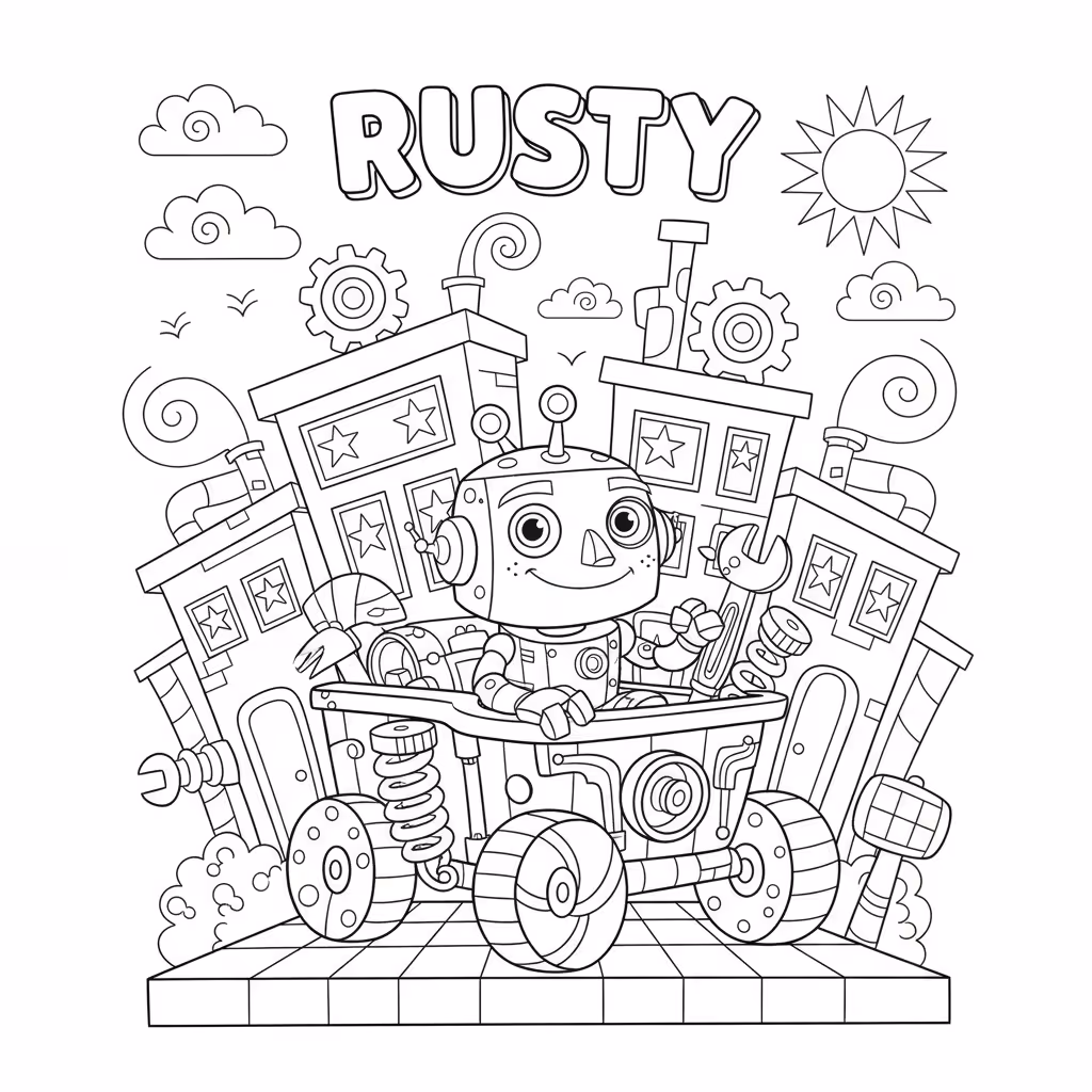 coloriage pour enfant à télécharger, niveau intermédiaire.